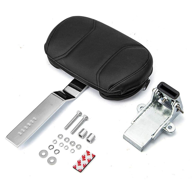 Wsays Quick Release Plug-in Driver Rider Backrest Kit Compatible with Victory Cross Country/Tour with Magnum 2010-2017, Cross Roads 2010-2014, Hard-Ball 2012-2013 - Image 2